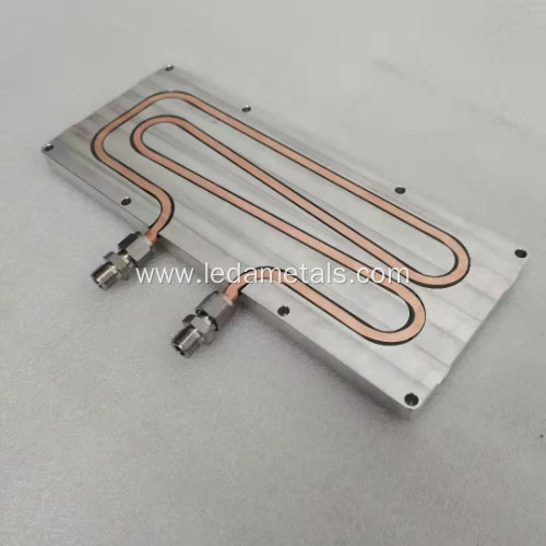 EV Car Heat Dissipation Copper Tubes Cold Plate